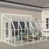 Véranda En PVC Et Polycarbonate Transparent 258x384cm Sun Room - Canopia By Palram