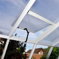 Véranda En PVC Et Polycarbonate Transparent 258x384cm Sun Room - Canopia By Palram -Boutique De Jardin veranda en pvc et polycarbonate transparent 258x384cm sun room rion 2