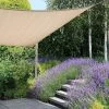 Voile D'ombrage Carrée Coolfit 360x360cm Couleur Sable – NESLING -Boutique De Jardin voile d ombrage carree coolfit 360x360cm couleur sable nesling