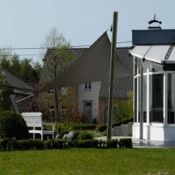 Voile D'ombrage Triangle Coolfit 360x360x360cm Anthracite - NESLING -Boutique De Jardin voile d ombrage triangle coolfit 360x360x360cm anthracite nesling 2